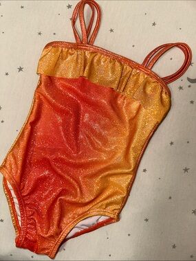 Ingear Girls' Shimmer One-Piece 🍊❤️